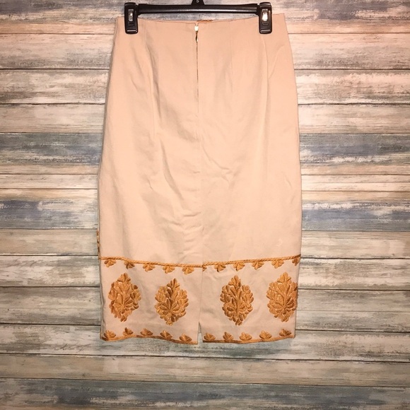 Anthropologie Verona Embroidered Pencil 4 skirt - Picture 11 of 15